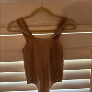 BDG Tan Sleeveless Bodysuit